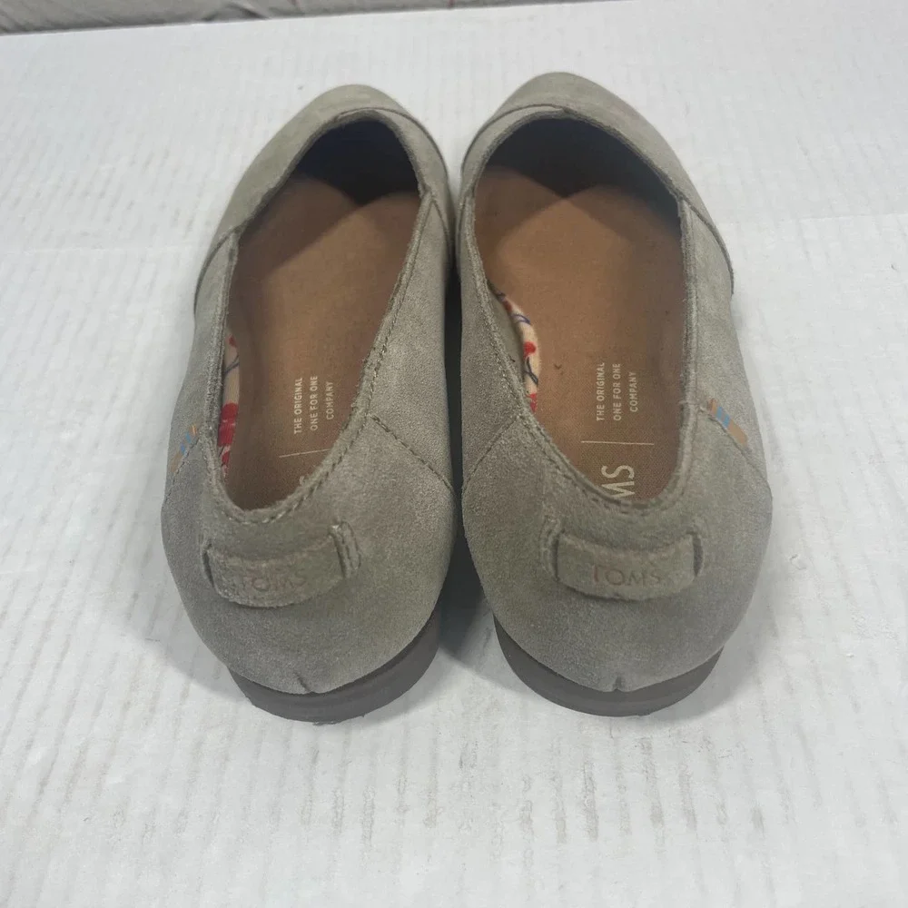 Toms Womens Julie Flats Desert Taupe Size 6 M‎